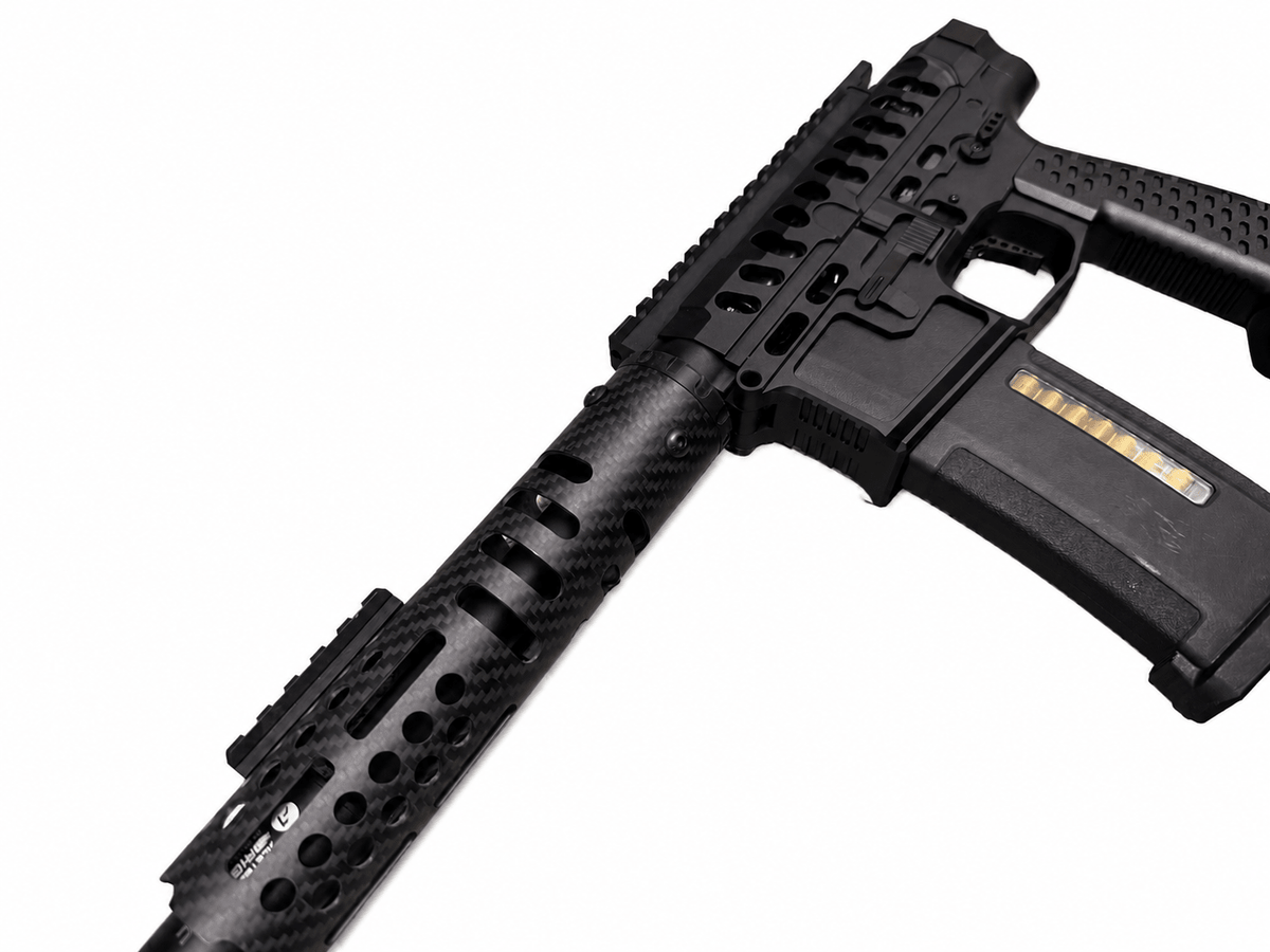 KA Tech Mac Retro Blackout Euro MSG - KA Tech Airsoft - KA Tech Custom HPA Rifle