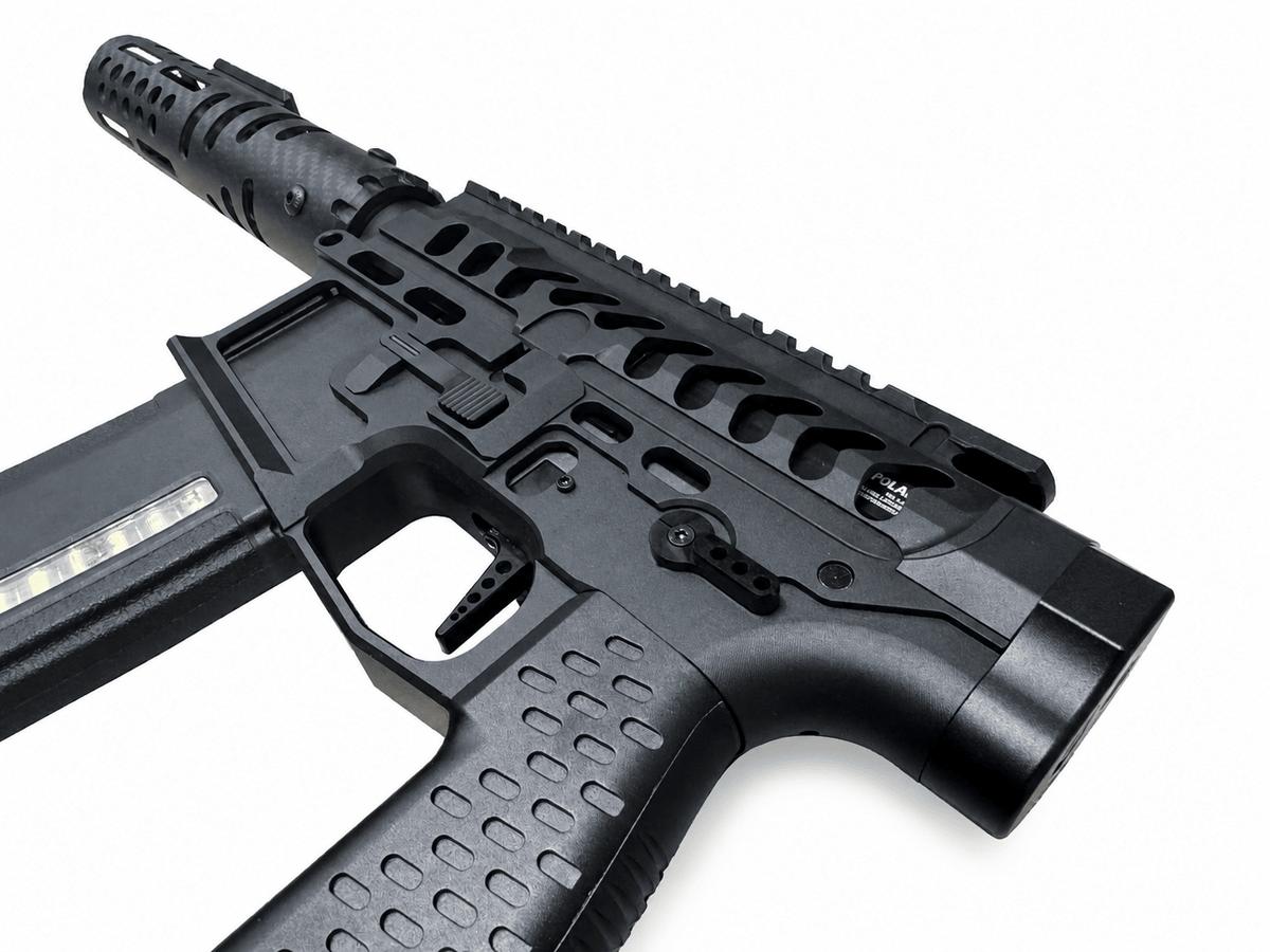 KA Tech Mac Retro Blackout Euro MSG - KA Tech Airsoft - KA Tech Custom HPA Rifle