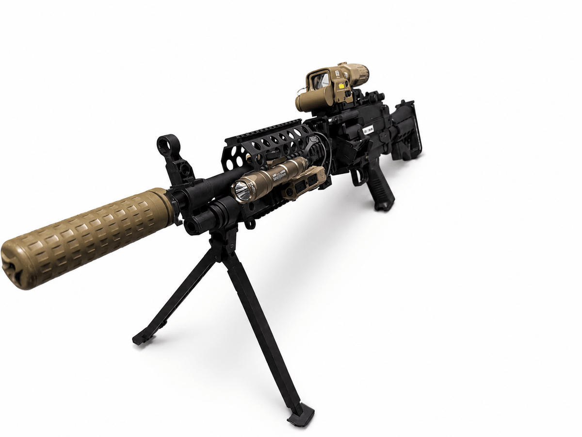 KA Tech M249 MK46 Featherweight HPA LMG - KA Tech Airsoft - Airsoft HPA LMG