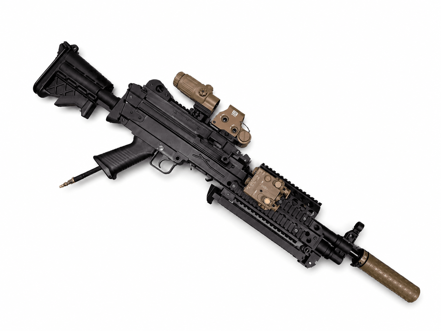 KA Tech M249 MK46 Featherweight HPA LMG - KA Tech Airsoft - Airsoft HPA LMG