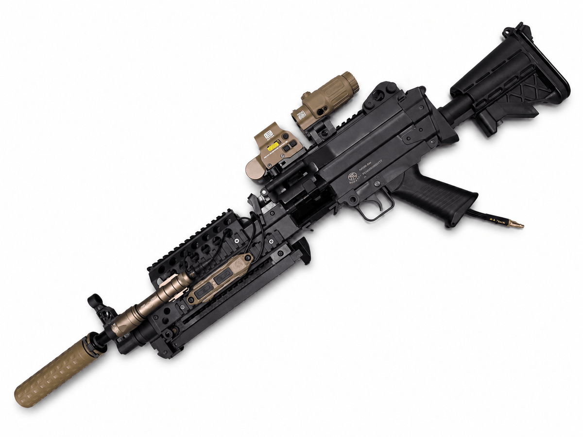 KA Tech M249 MK46 Featherweight HPA LMG - KA Tech Airsoft - Airsoft HPA LMG