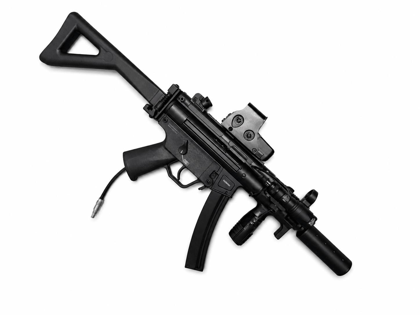 KA Tech MP5K Polarstars Jack HPA Foldable Stock - KA Tech Airsoft - Polarstar Jack