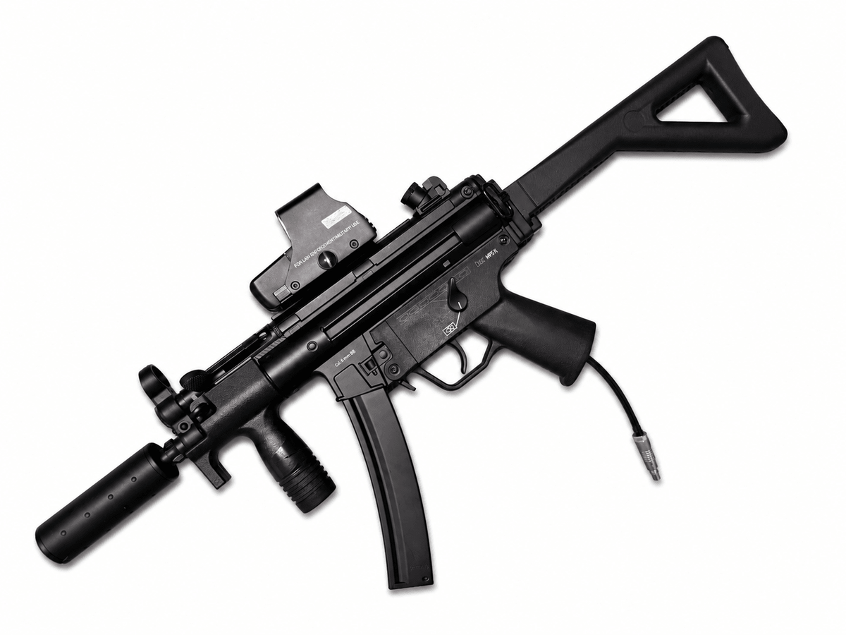 KA Tech MP5K Polarstars Jack HPA Foldable Stock - KA Tech Airsoft - Polarstar Jack