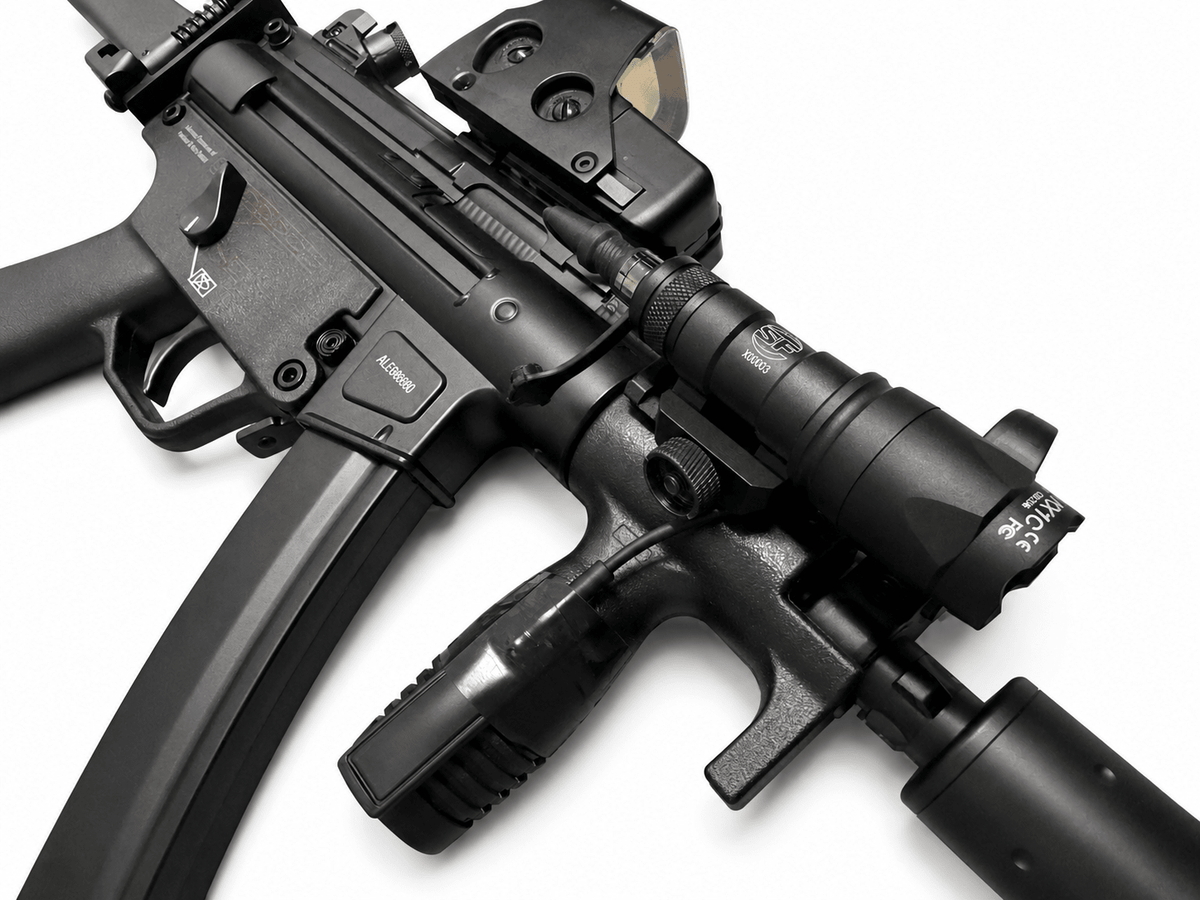 KA Tech MP5K Polarstars Jack HPA Foldable Stock - KA Tech Airsoft - Polarstar Jack