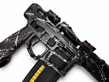 KA Tech MAC Polarstar Fusion Engine AR7 L.E. MSG/ESG HPA M4 Skeletonized splatter Cerakoted Purple/White - KA Tech Airsoft - Polarstar Fusion Engine