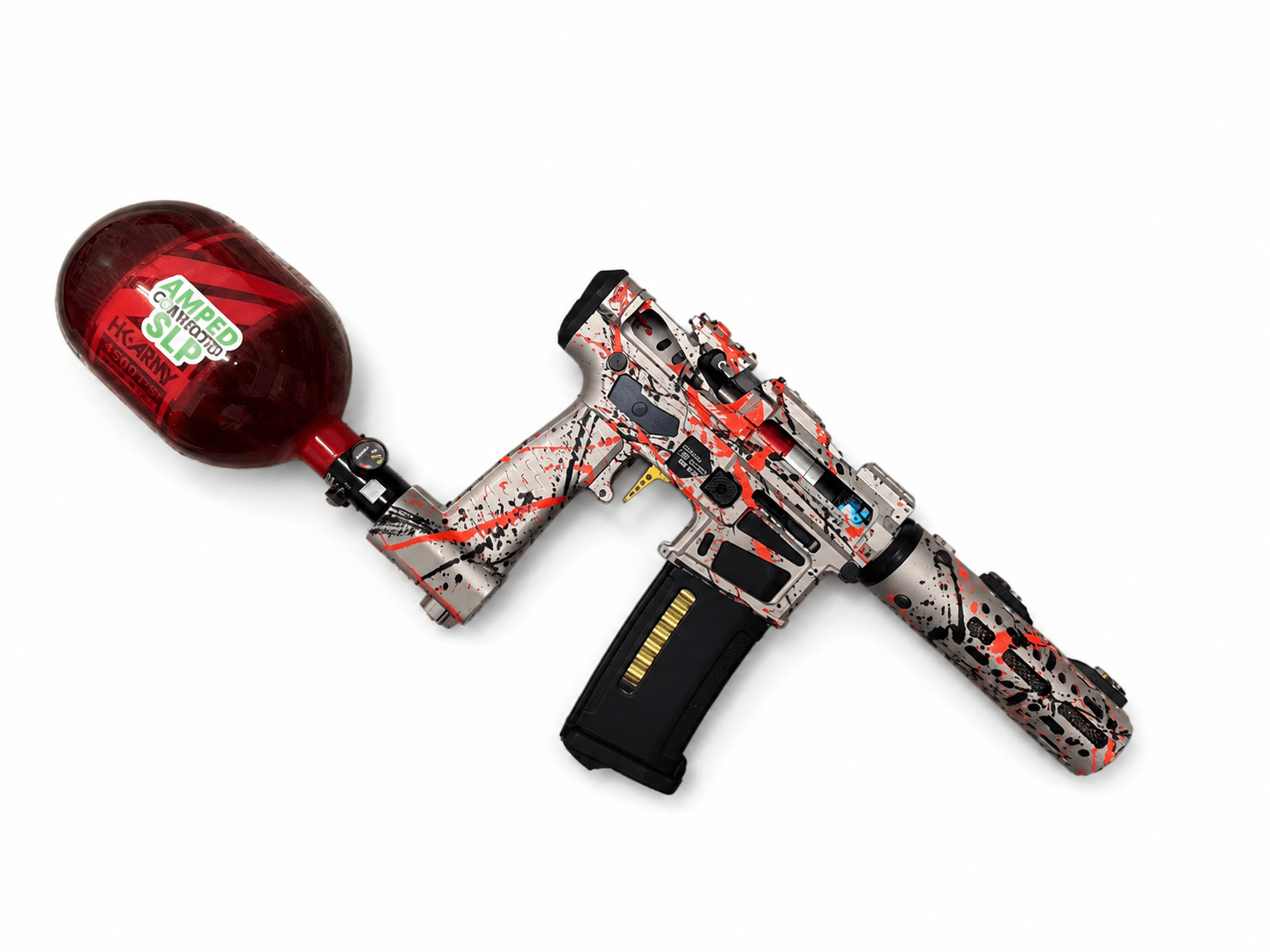 KA Tech MAC Polarstar F2 AR7 LE MSG/ESG HPA M4 splatter Cerakoted orange/black - KA Tech Airsoft - Polarstar F2