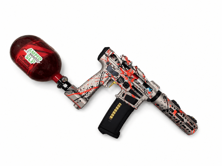 KA Tech MAC Polarstar F2 AR7 LE MSG/ESG HPA M4 splatter Cerakoted orange/black - KA Tech Airsoft - Polarstar F2