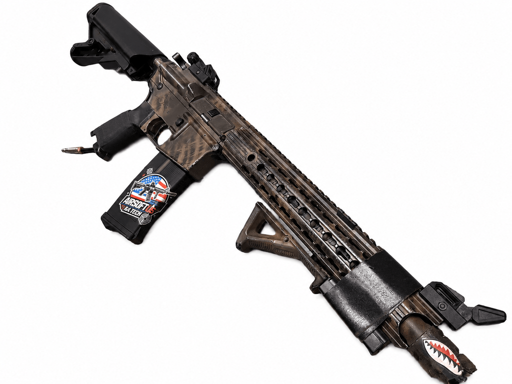 Camo LED Carbine Polarstar HPA M4 - KA Tech Airsoft - HPA Rifle