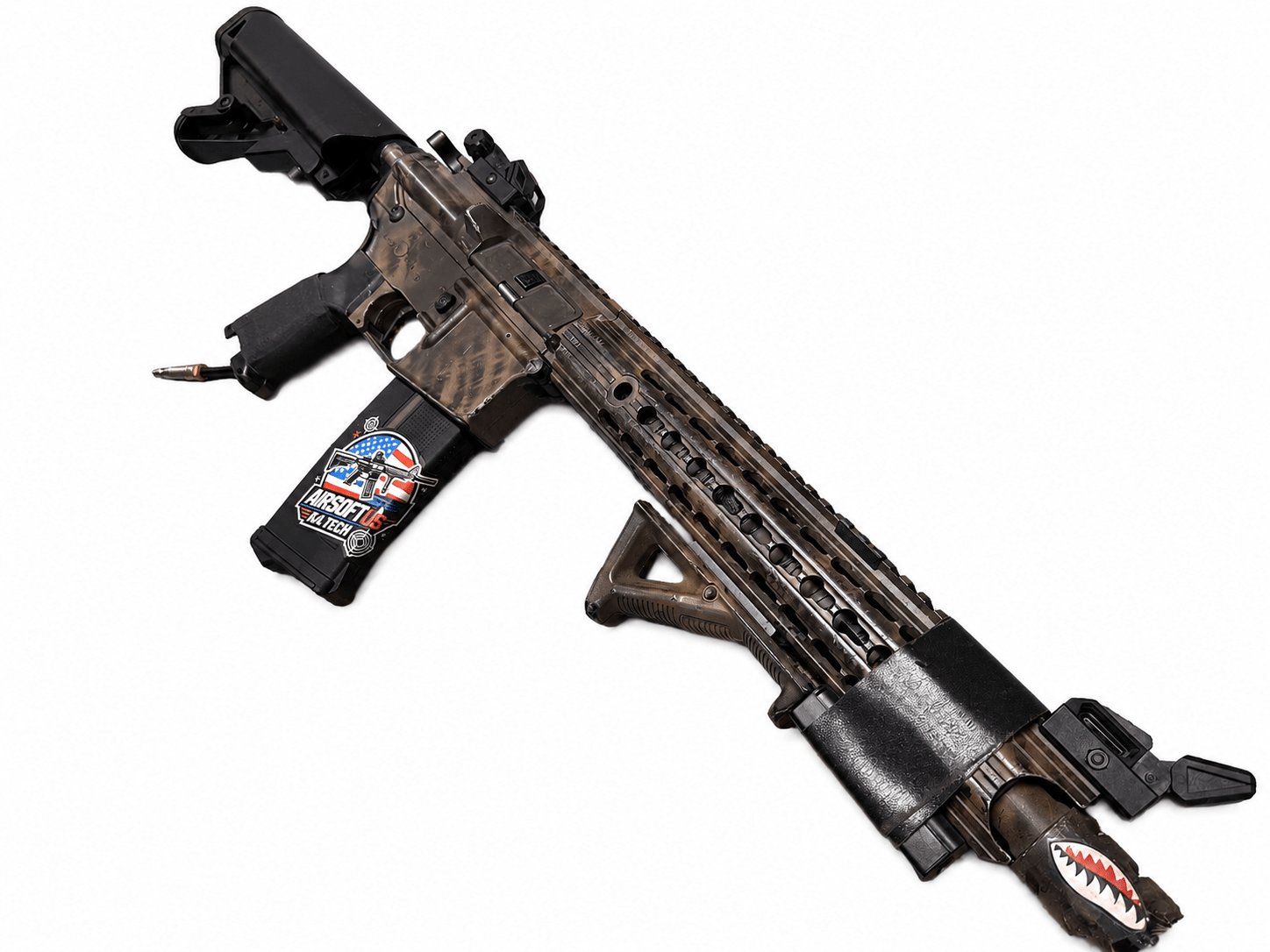 Camo LED Carbine Polarstar HPA M4 - KA Tech Airsoft - HPA Rifle