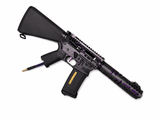 KA Tech MAC Polarstars F2 AR8 HPA M4 Stuby Type 5 Skeletonized Cerakote Splatter - KA Tech Airsoft - Polarstar F2