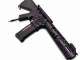 KA Tech MAC Polarstars F2 AR8 HPA M4 Stuby Type 5 Skeletonized Cerakote Splatter - KA Tech Airsoft - Polarstar F2