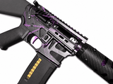 KA Tech MAC Polarstars F2 AR8 HPA M4 Stuby Type 5 Skeletonized Cerakote Splatter - KA Tech Airsoft - Polarstar F2