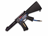 KA Tech MAC Polarstars F2 AR8 HPA M4 Stuby Type 2 Skeletonized Cerakote Splatter - KA Tech Airsoft - Polarstar F2