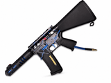 KA Tech MAC Polarstars F2 AR8 HPA M4 Stuby Type 2 Skeletonized Cerakote Splatter - KA Tech Airsoft - Polarstar F2