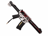 KA Tech MAC Polarstars F2 AR8 HPA M4 Carbon Type 4 Skeletonized Cerakote Splatter - KA Tech Airsoft - Polarstar F2