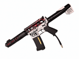 KA Tech MAC Polarstars F2 AR8 HPA M4 Carbon Type 4 Skeletonized Cerakote Splatter - KA Tech Airsoft - Polarstar F2
