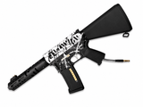 KA Tech MAC Airtac Polarstars F2 AR8 HPA M4 Stuby Type 1 Skeletonized Cerakote Splatter - KA Tech Airsoft - Polarstar F2
