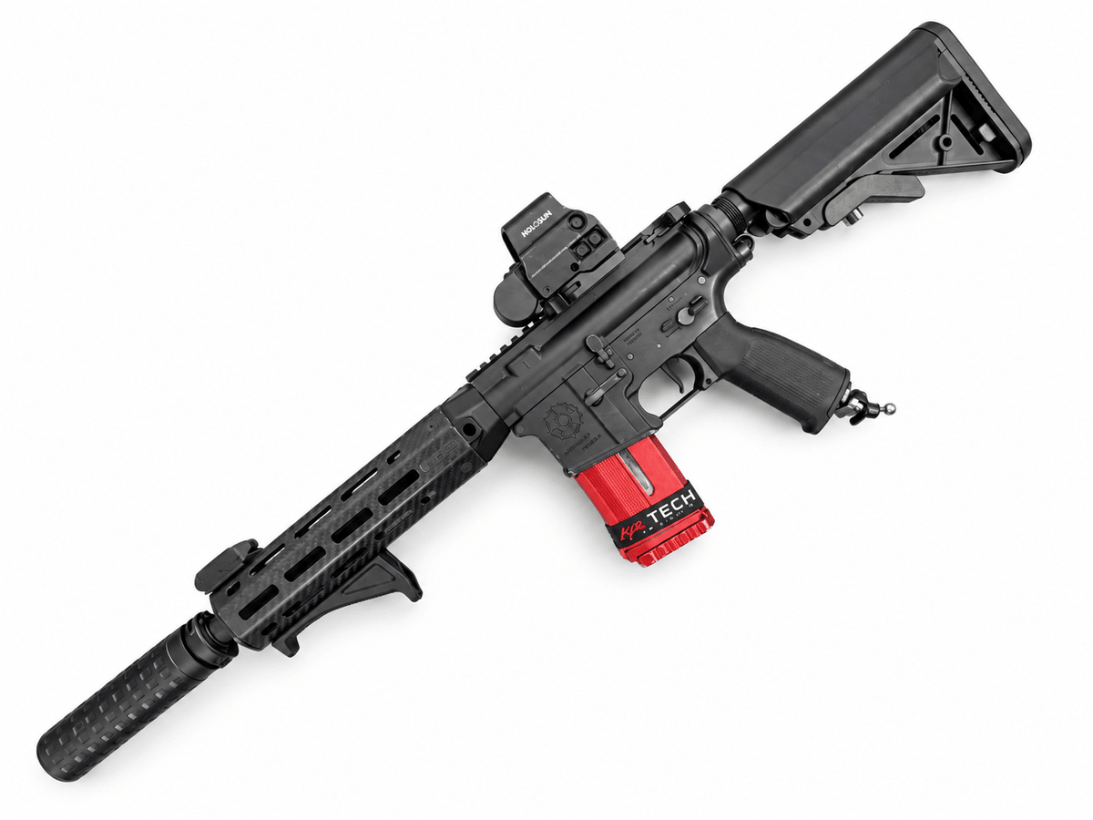 Fully Built Umbrella Armory PolarStar Fusion Engine Carbon Fiber HPA M4 - KA Tech Airsoft - HPA Rifle