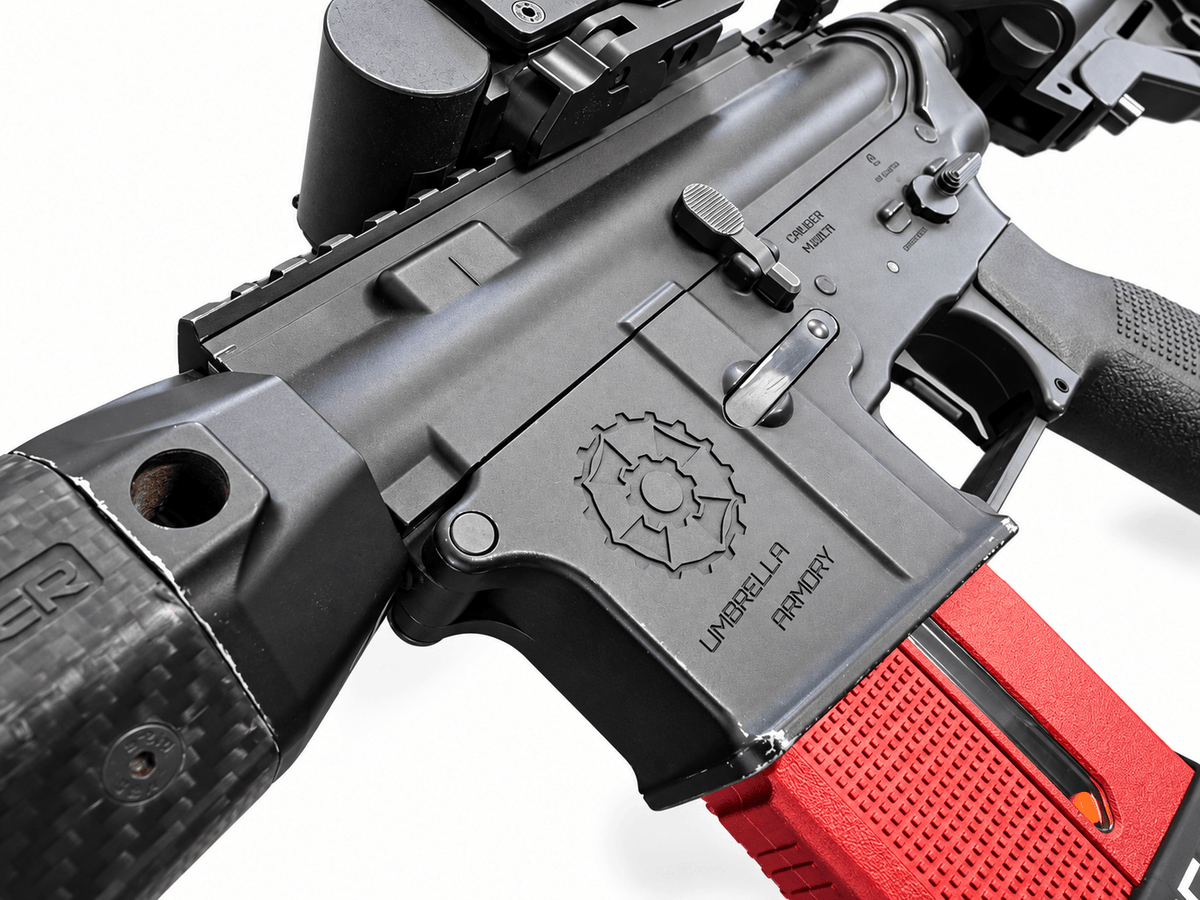 Fully Built Umbrella Armory PolarStar Fusion Engine Carbon Fiber HPA M4 - KA Tech Airsoft - HPA Rifle