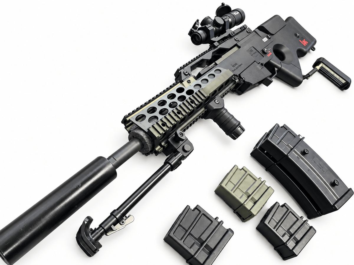 Fully Built H&K G36 SL9 HPA - KA Tech Airsoft - HPA Rifle