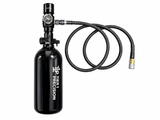 48/3000 Aluminum Air Tank — Airtech UK Regulator & 36" Weaved Line - KA Tech Airsoft - Air Rig