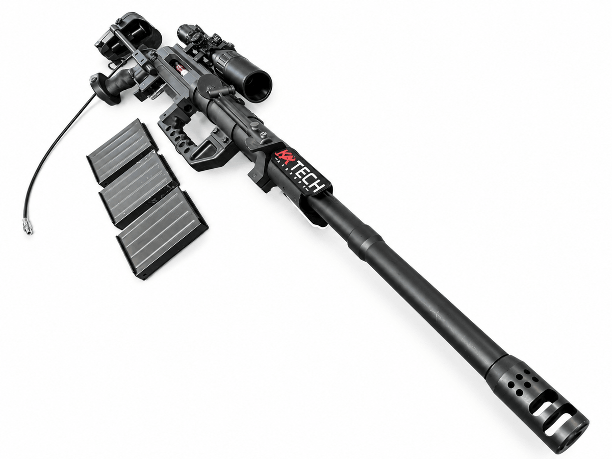 KA Tech Full Metal Intervention PolarStar F2 HPA Sniper Rifle - KA Tech Airsoft - HPA Rifle
