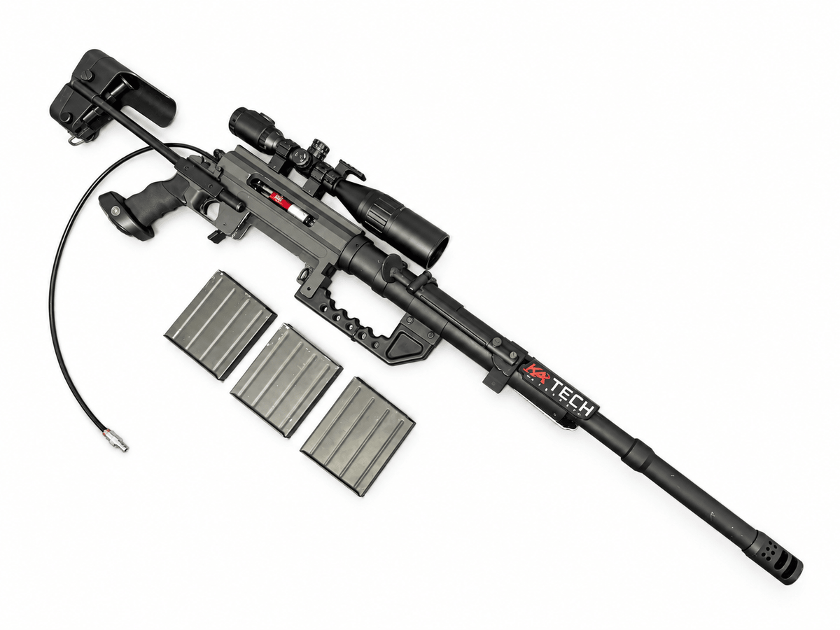 KA Tech Full Metal Intervention PolarStar F2 HPA Sniper Rifle - KA Tech Airsoft - HPA Rifle