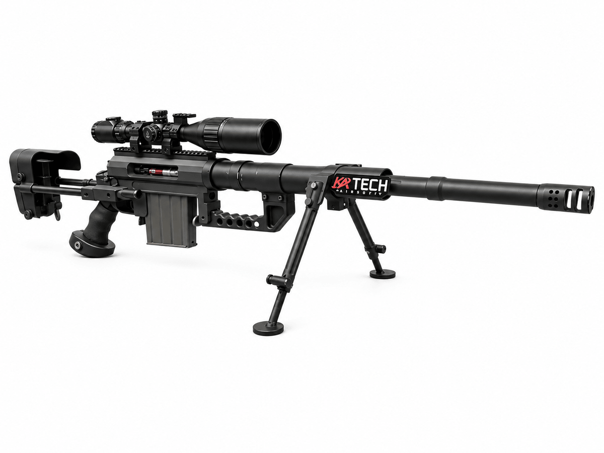 KA Tech Full Metal Intervention PolarStar F2 HPA Sniper Rifle - KA Tech Airsoft - HPA Rifle