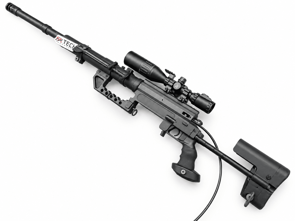 KA Tech Full Metal Intervention PolarStar F2 HPA Sniper Rifle - KA Tech Airsoft - HPA Rifle