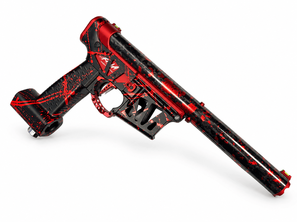 KA Tech MAC Gorilla QCU Red Forged Carbon HPA M4 - KA Tech Airsoft - Airsoft Rifle