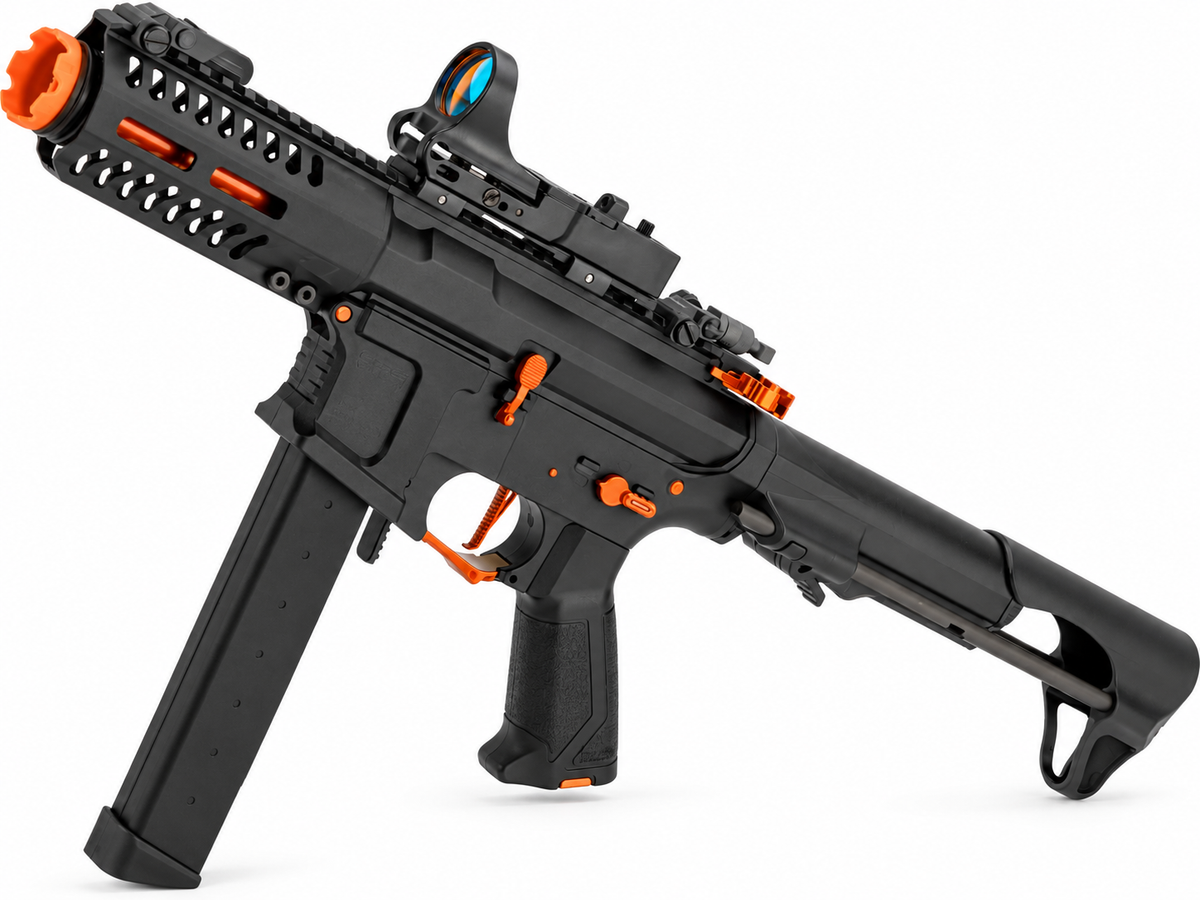 G&G CM16 ARP9 CQB Carbine — Black - Amber
