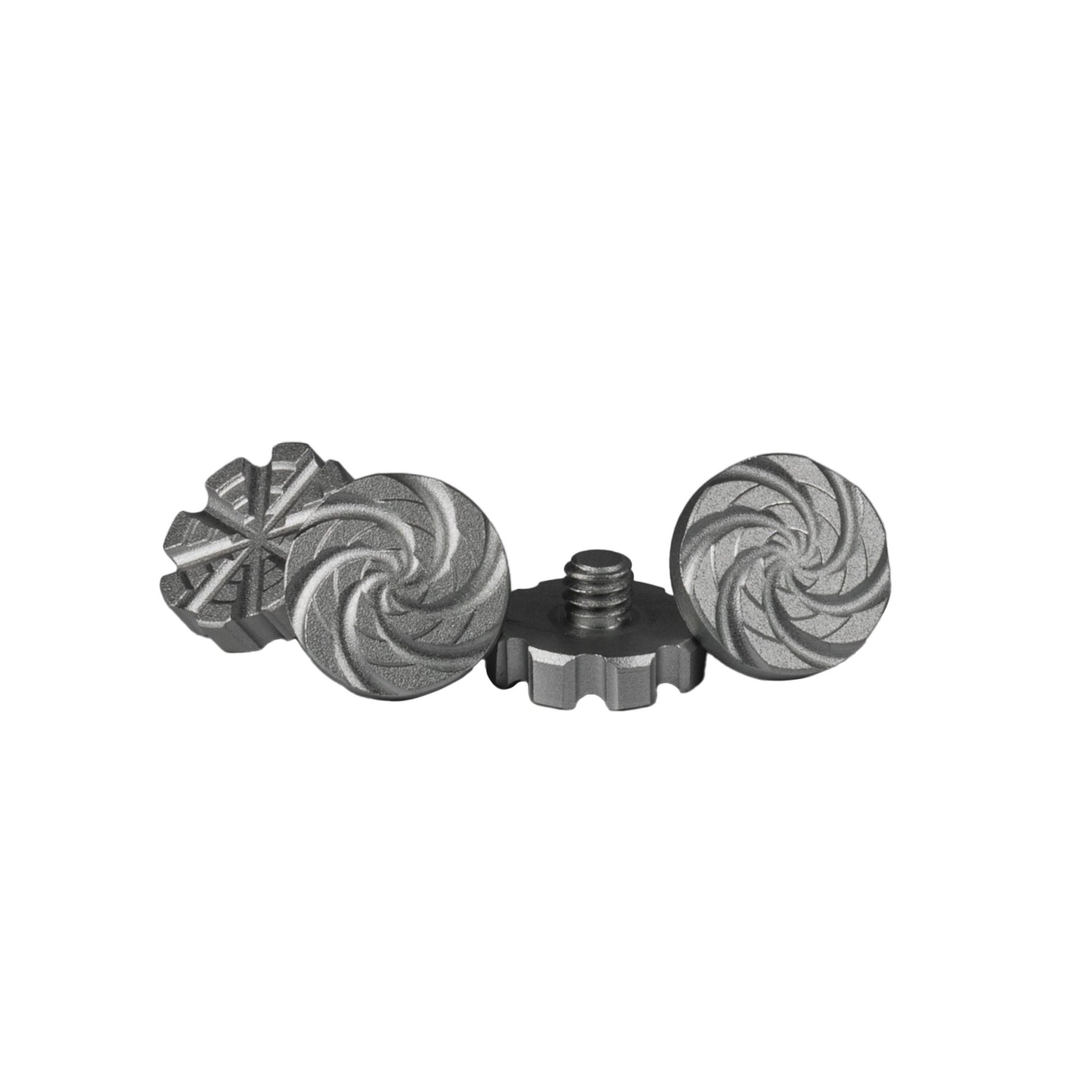 Machined Goggle Screw Set "Cyclone" - KA Tech Airsoft - Goggle Accessories