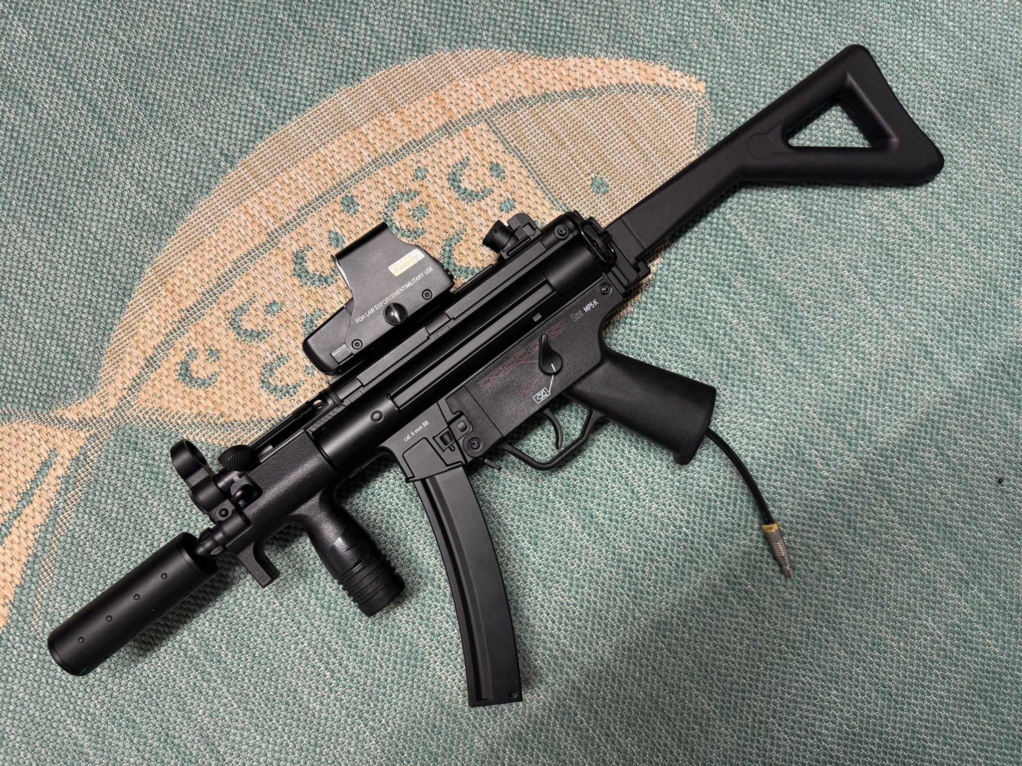 KA Tech MP5K Polarstars Jack HPA Foldable Stock - KA Tech Airsoft - Polarstar Jack