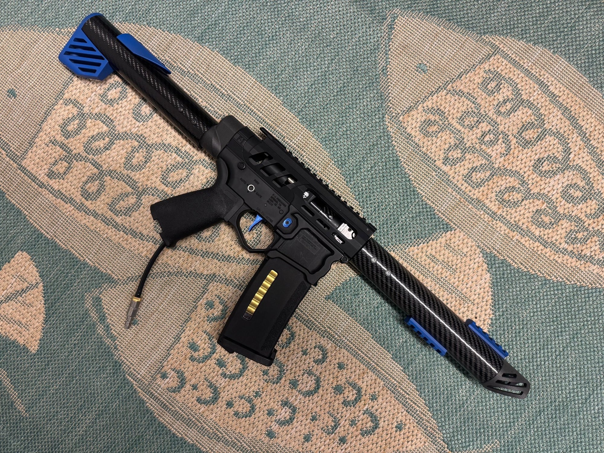 KA Tech Carbon “Bruiser” Polarstar Jack Skeletonized HPA M4 - KA Tech Airsoft - Polarstar Jack
