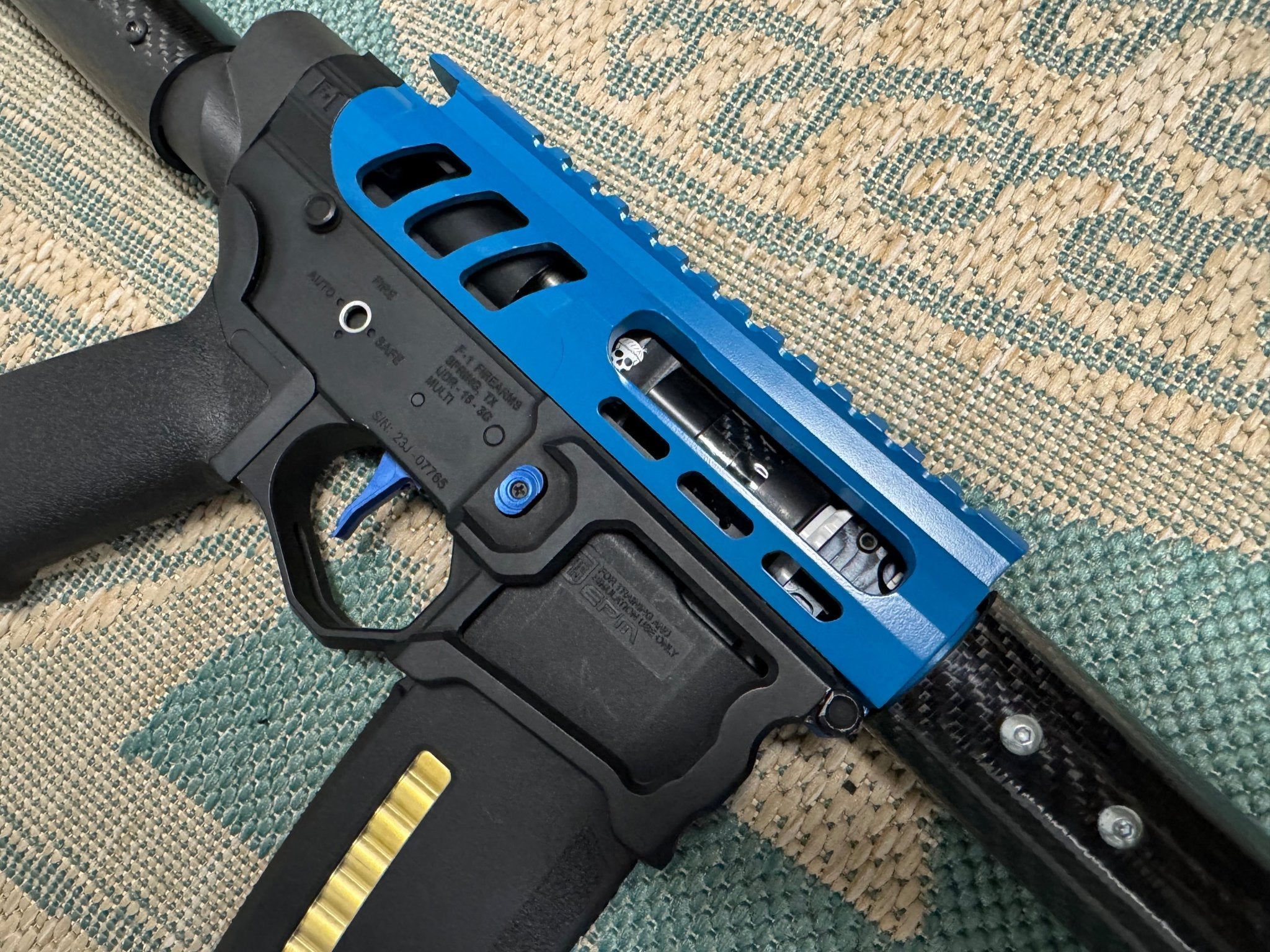 KA Tech Carbon “Bruiser” Polarstar Jack Skeletonized HPA M4 - KA Tech Airsoft - Polarstar Jack