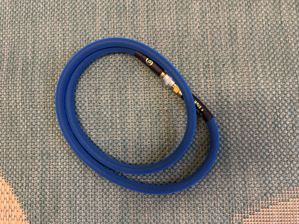 Blue Amped Weaved HPA Line - KA Tech Airsoft - Airline