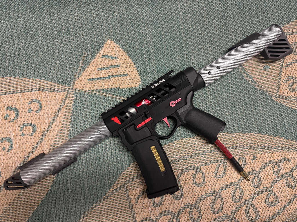 KA Tech Carbon “PennyWise” Skeletonized Polarstar F2 HPA M4 - KA Tech Airsoft - Polarstar F2