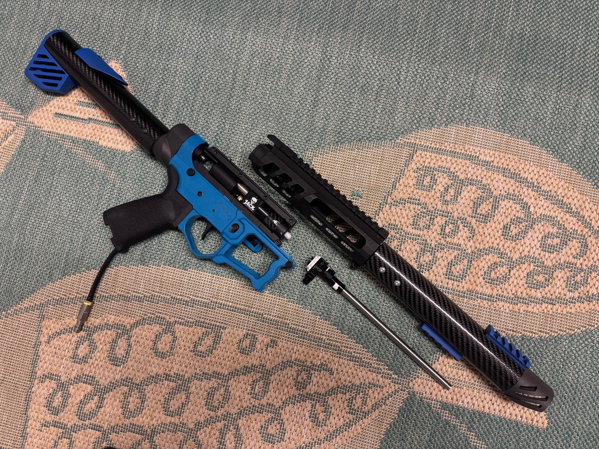 KA Tech Carbon “Bruiser” Polarstar Jack Skeletonized HPA M4 - KA Tech Airsoft - Polarstar Jack