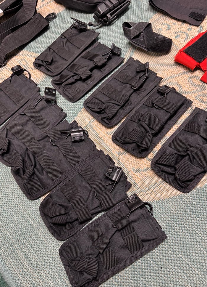 Black Gear Lot With SpeedQB gear - KA Tech Airsoft - 