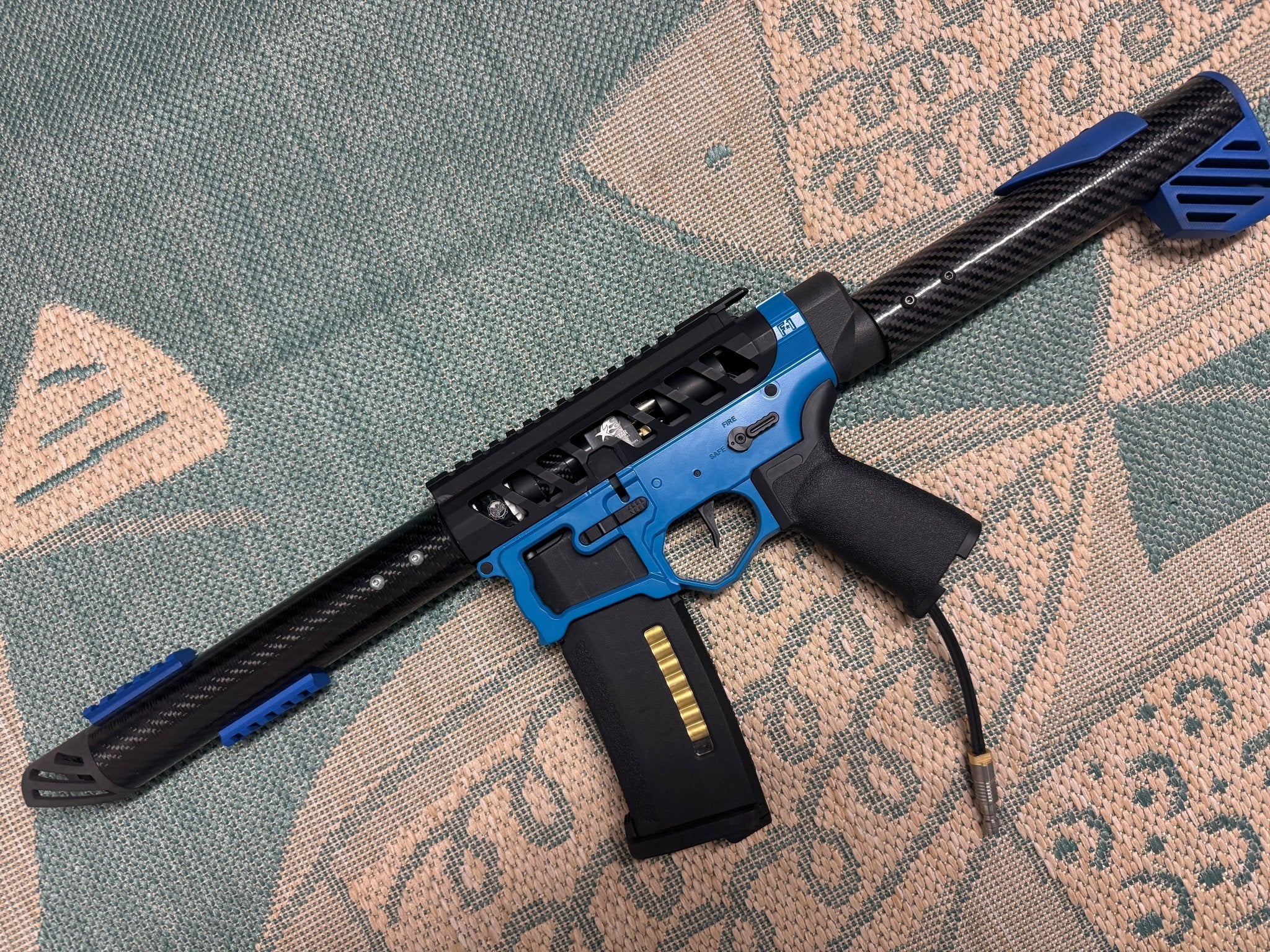 KA Tech Carbon “Bruiser” Polarstar Jack Skeletonized HPA M4 - KA Tech Airsoft - Polarstar Jack