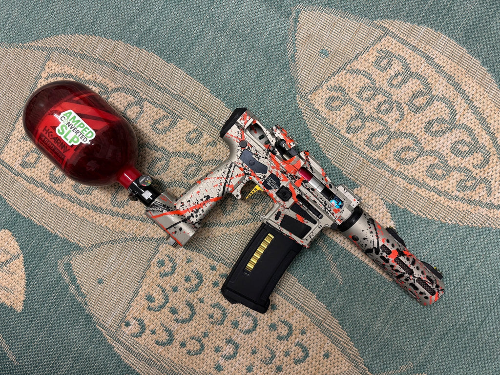 KA Tech MAC Polarstar F2 AR7 LE MSG/ESG HPA M4 splatter Cerakoted orange/black - KA Tech Airsoft - Polarstar F2