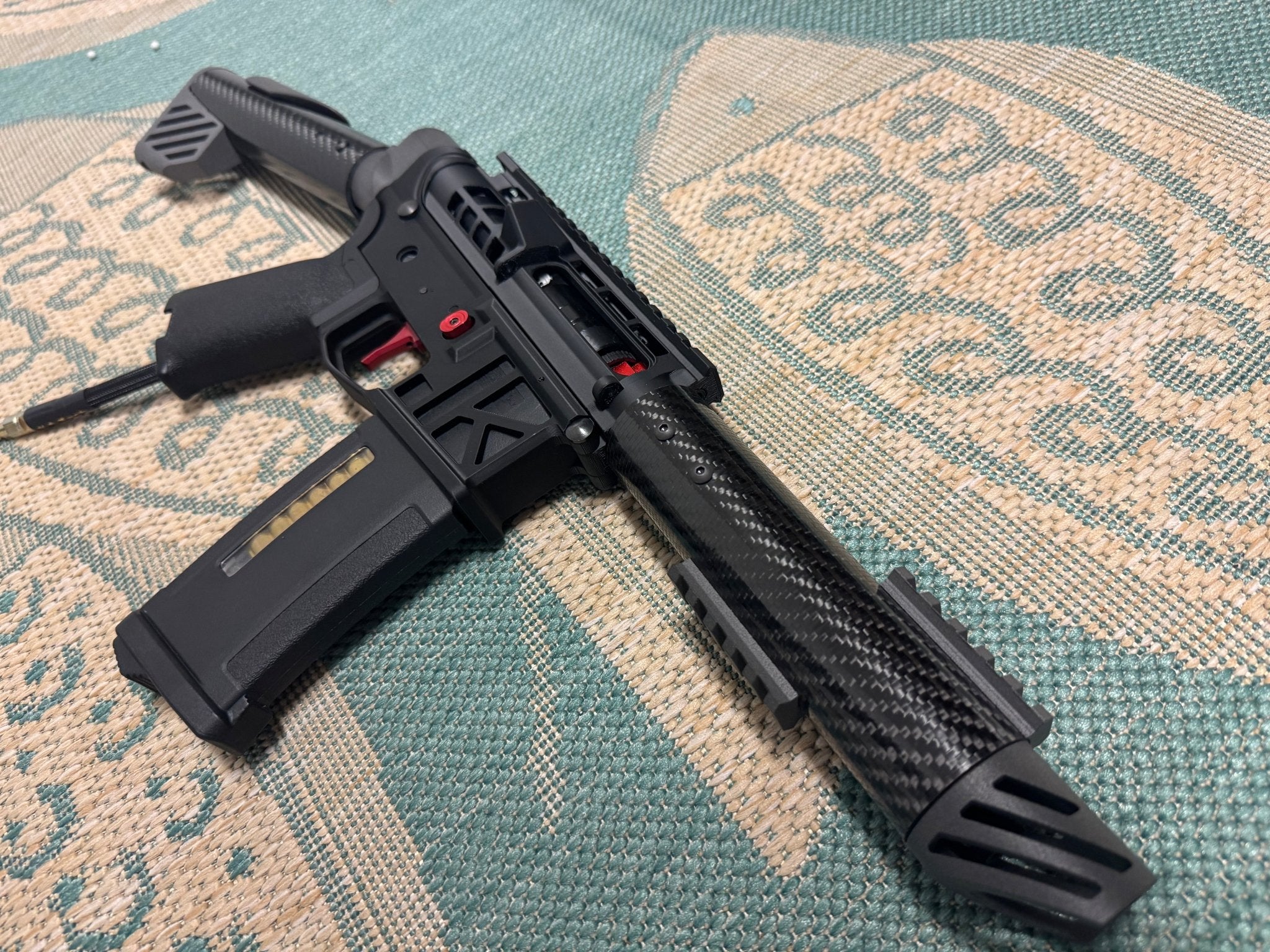 KA Tech Carbon 3D Polarstars Jack HPA M4 Red - KA Tech Airsoft - Polarstar Jack