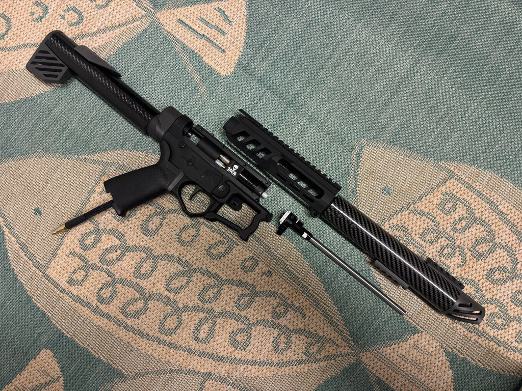 KA Tech Carbon “Blackout” Skeletonized Polarstar Jack HPA M4 - KA Tech Airsoft - Polarstar Jack