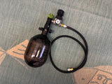 Black Carbon 48/4500 Tank with SLP Regulator and line - KA Tech Airsoft - Airirg