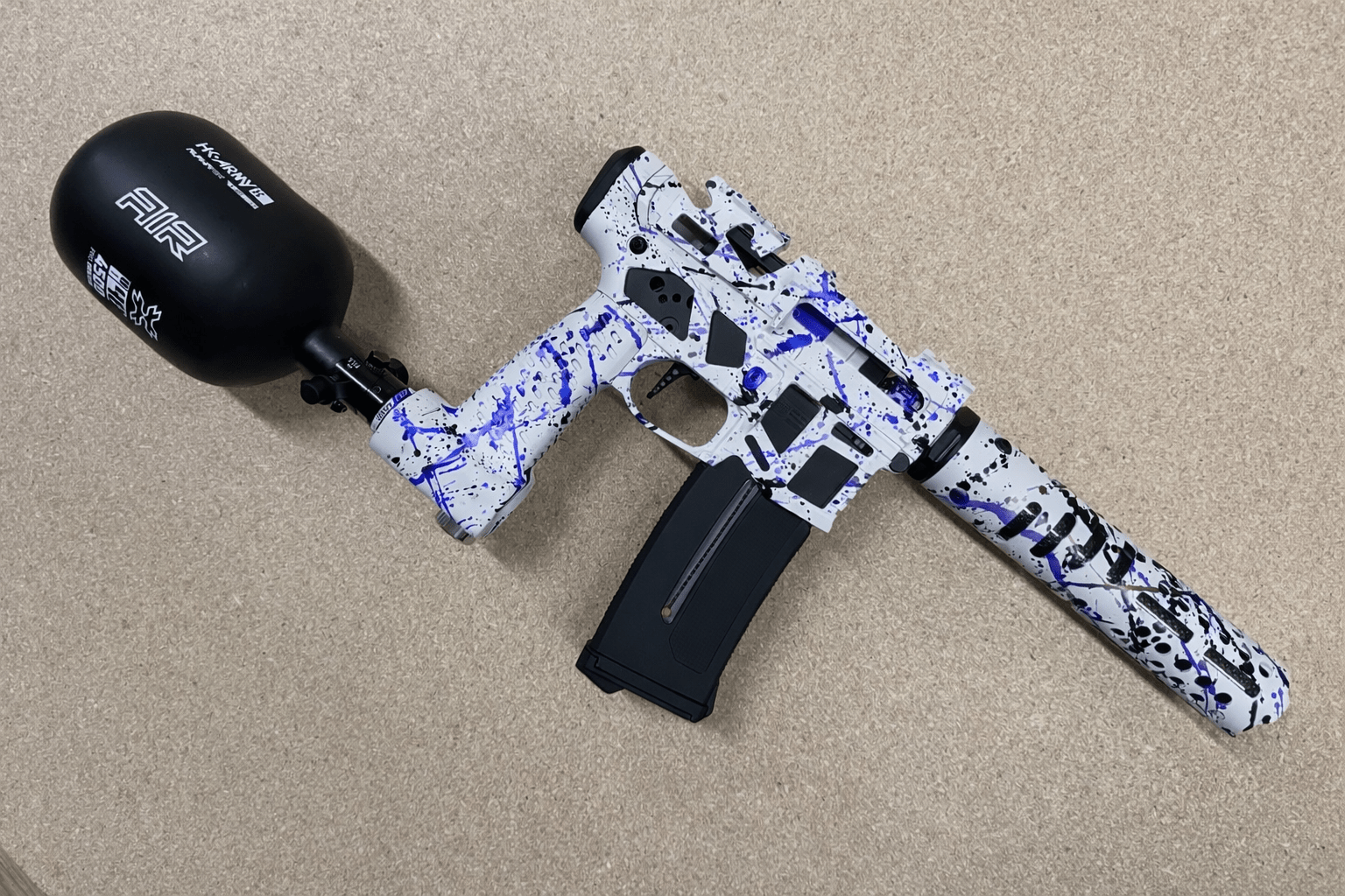 KA Tech MAC Polarstar AR7 V MSG/ESG HPA M4 White & Purple - KA Tech Airsoft - Polarstar F2