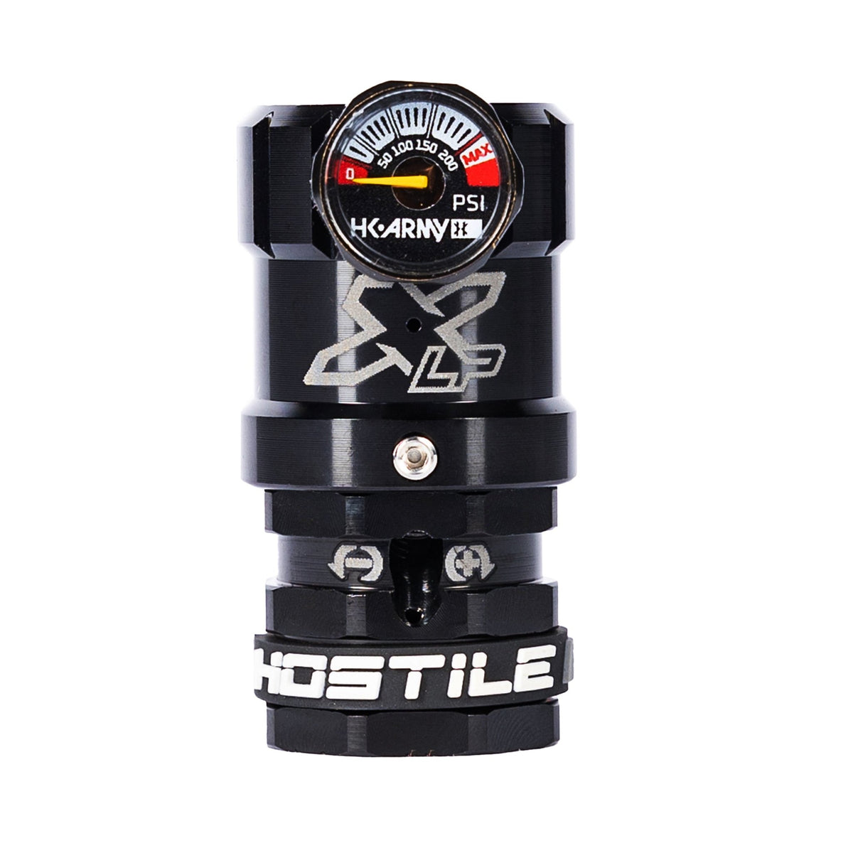 Hostile® XLP Regulator - Side Port Quick-Disconnect - Black - KA Tech Airsoft - Air Tank