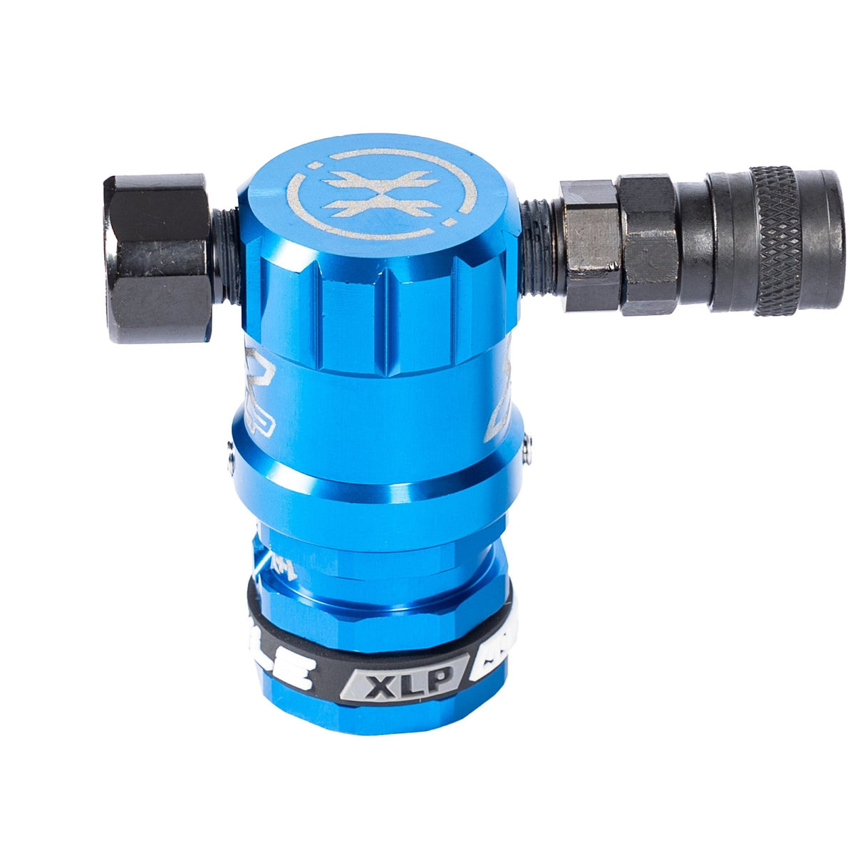 Hostile® XLP Regulator - Side Port Quick-Disconnect - Blue - KA Tech Airsoft - Air Tank