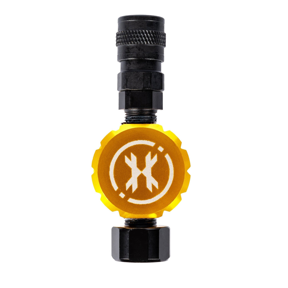 Hostile® XLP Regulator - Side Port Quick-Disconnect - Gold - KA Tech Airsoft - Air Tank