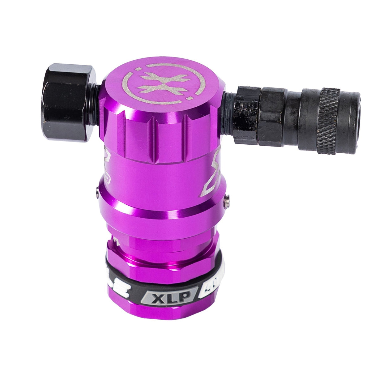 Hostile® XLP Regulator - Side Port Quick-Disconnect - Purple - KA Tech Airsoft - Air Tank