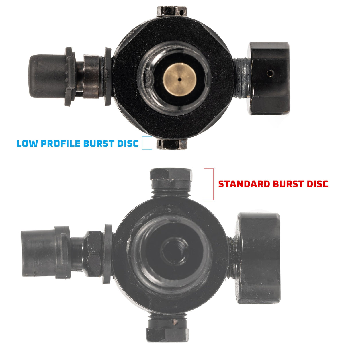 Turbine Pro Regulator - Adjustable & Rotational - Black - KA Tech Airsoft - Tank Regulator